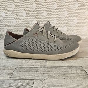 Olukai Men's Moku Pae Sneaker Gray Size 12M
